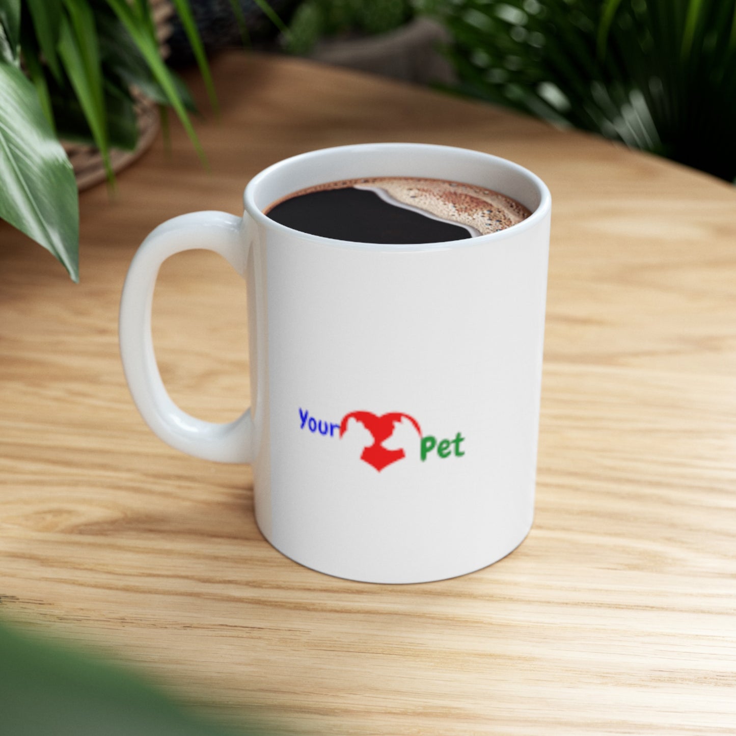 Your Loved Pet Logo Ceramic Mug, (11oz, 15oz)