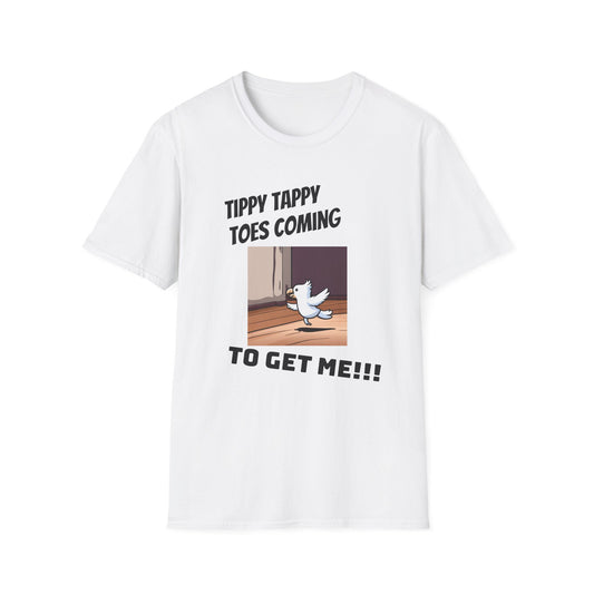 Tippy Toes Parrot Unisex Softstyle T-Shirt