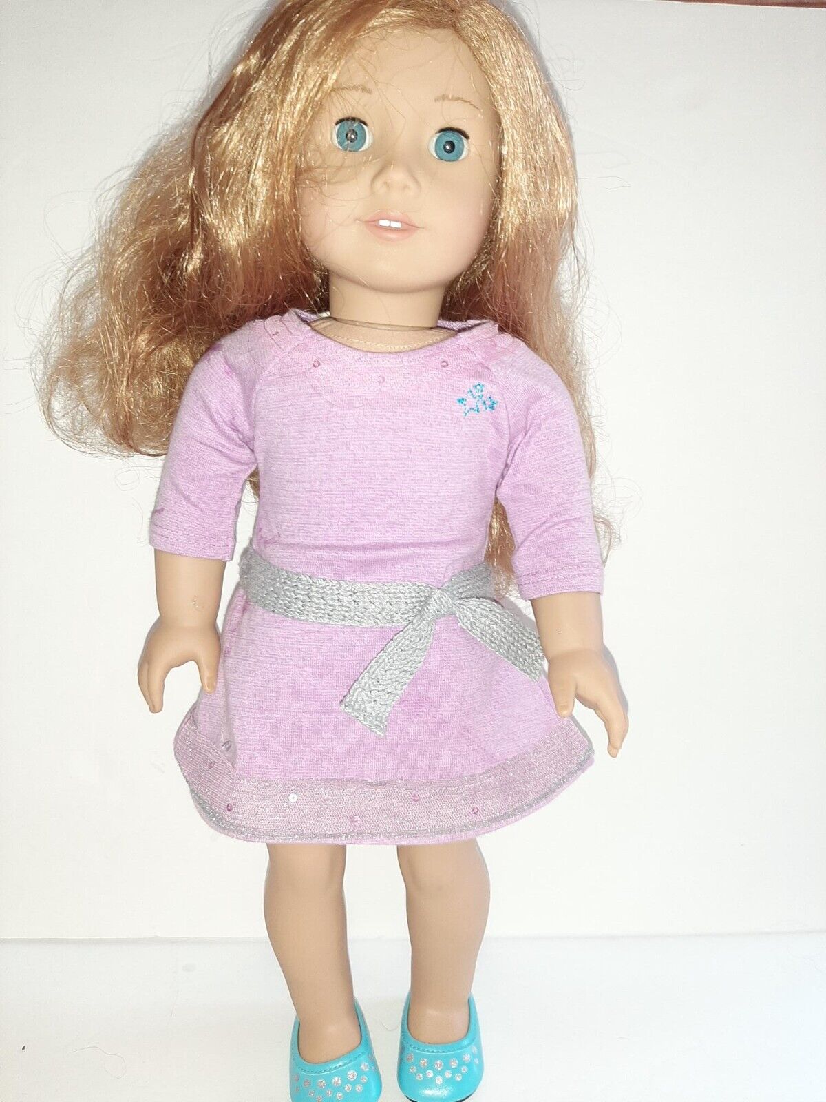 American Girl Truly Me Strawberry Blonde Doll with Blue Eyes Original Box & Outf