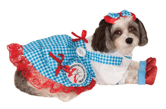 Rubies Wizard of Oz Dorothy Costume for Dogs or Cats Halloween Party Medium