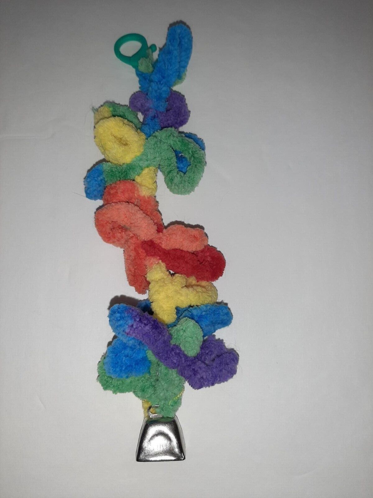 Small Bird Loop Toy Made of Soft Looped Yarn for Parakeets Budgies Canary, Cocka