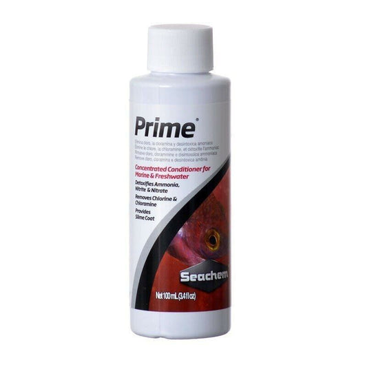 Seachem Prime Water Conditioner Fresh Salt Water Conditioner  Detroxifies100 ML