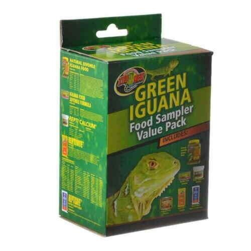 VIEW ZOO MED GREEN IGUANA FOODS SAMPLER VARIETY VALUE PACK TROPICAL FRUIT 