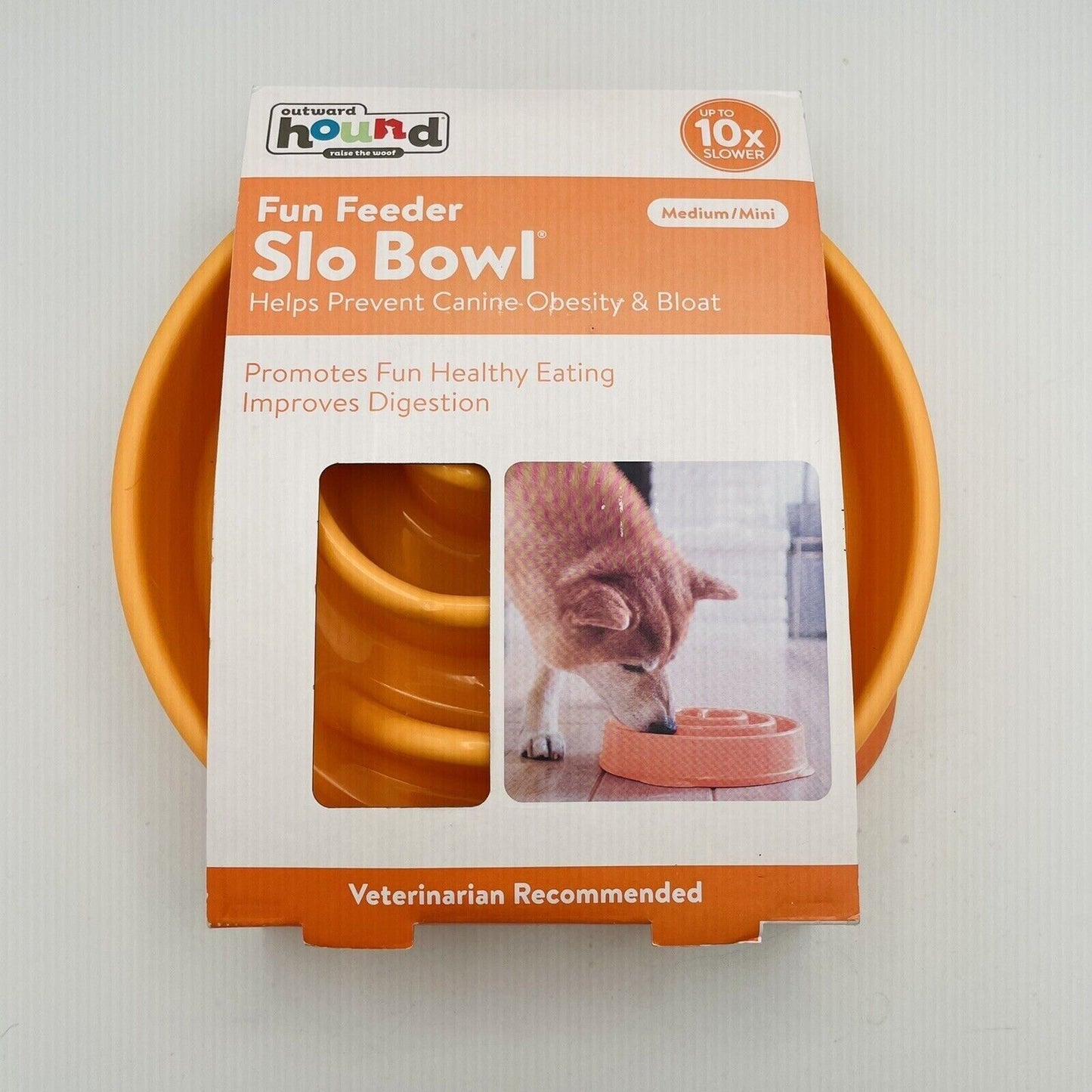 Outward Hound Fun Feeder Slo Bowl Dog Bowl Slow Fun Healthy Eating