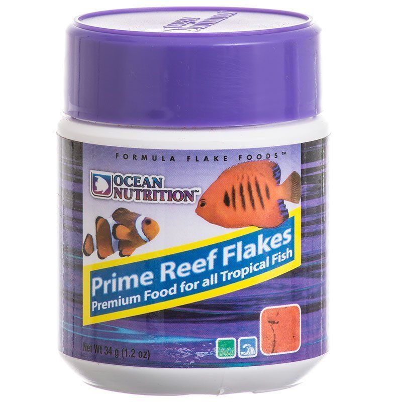 Ocean Nutrition Prime Reef Flakes 1.2 oz Premium Food for Tropical Fish