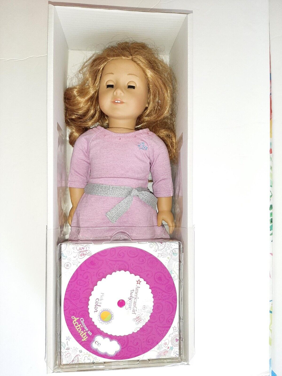 American Girl Truly Me Strawberry Blonde Doll with Blue Eyes Original Box & Outf